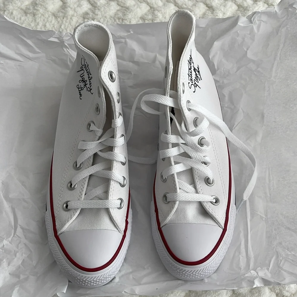 SNL custom embroidered converse - Picture 3 of 6